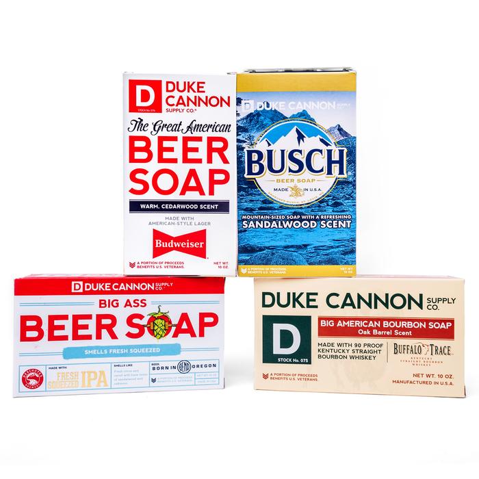 Duke Cannon Supply Co. Beer Soap, Warm, Cedarwood Scent - 10 oz